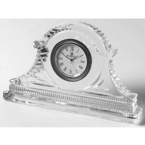 Vintage Waterford Devenish Small Crystal Clock Mantel Piece Decor
